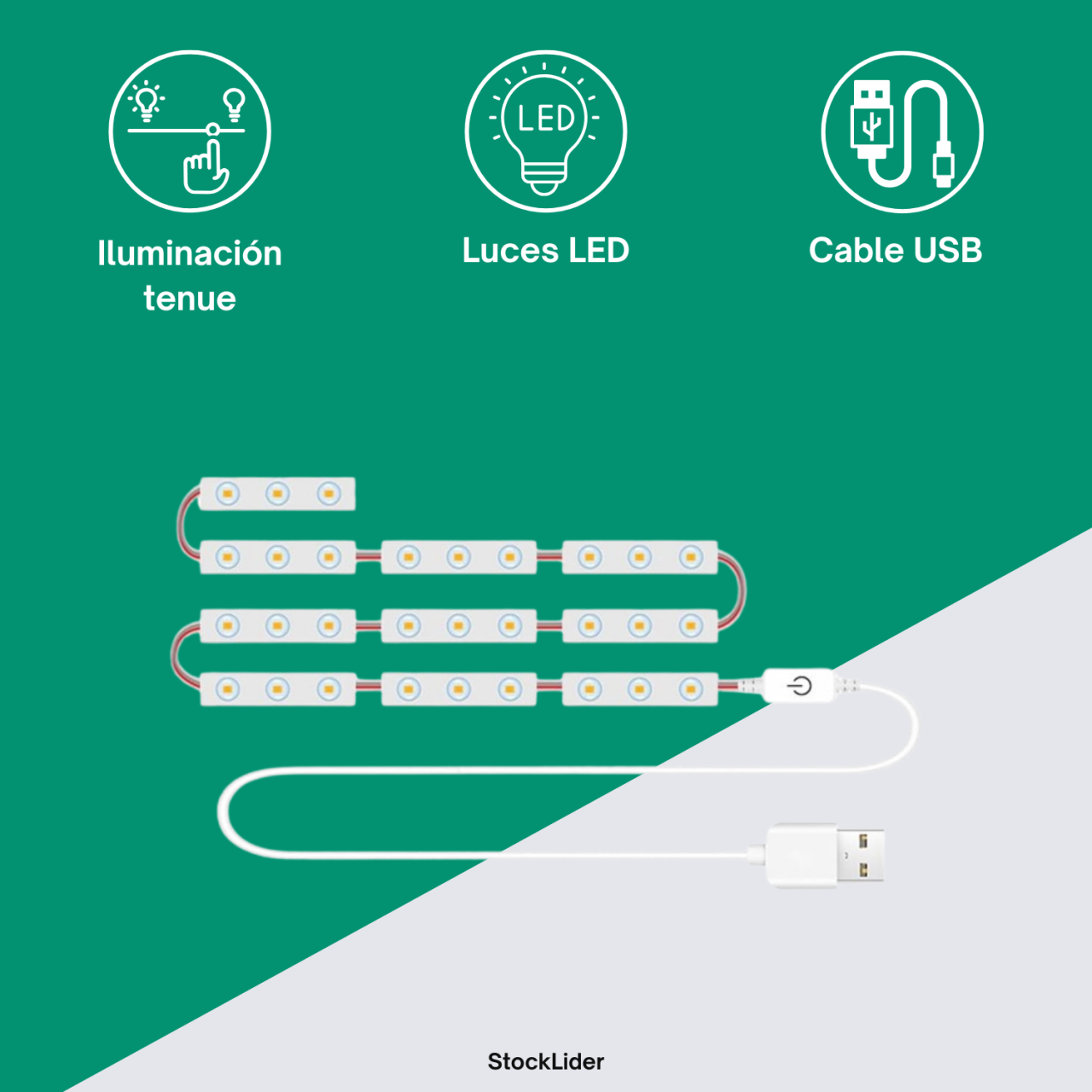 Espejo con Luz LED | Iluminación Perfecta para Maquillaje