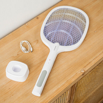 Raqueta Matainsectos Recargable con Luz UV 2 en 1 Elecfly InnovaGoods