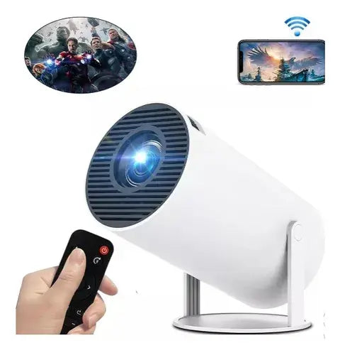 Proyector Android 12 – Cine en casa con inteligencia y estilo