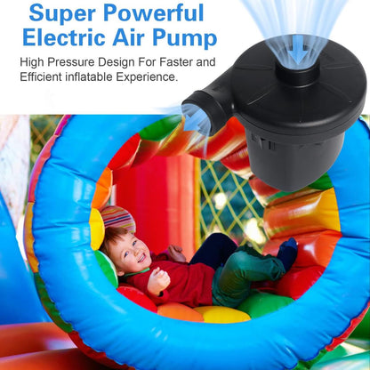 Inflador Eléctrico Portátil 240V AC / 12V DC – Bomba de Aire 2 en 1