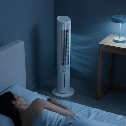 Climatizador Evaporativo Portátil Torre Multifunción con Mando a Distancia Hushly InnovaGoods