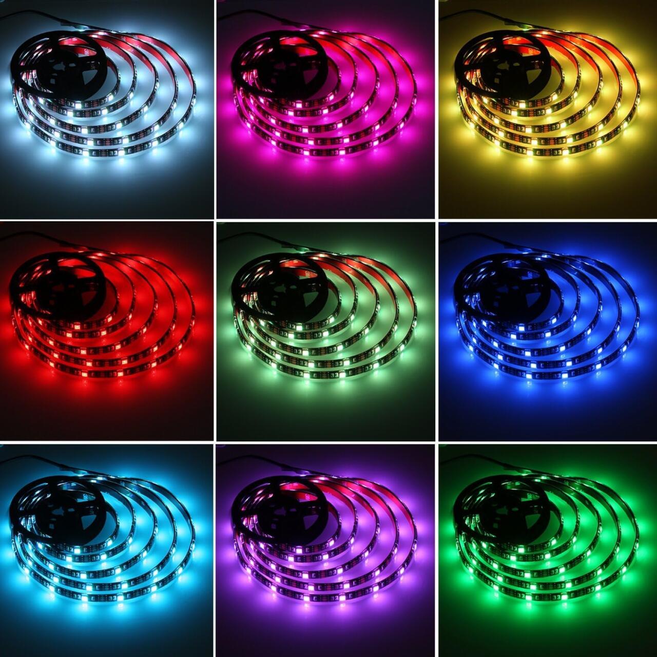 Tira LED RGB 5m USB - Iluminación Ambiental Personalizable