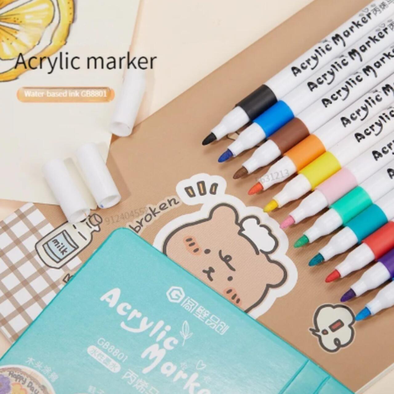 Rotuladores Acrílicos 12pcs para Creativos | Compra Ahora