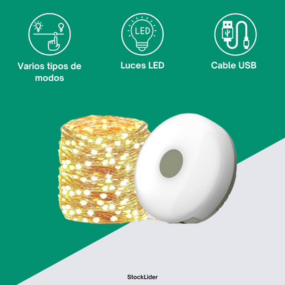 Tira LED Recargable y Retráctil | Ilumina Fácil y Sin Cables
