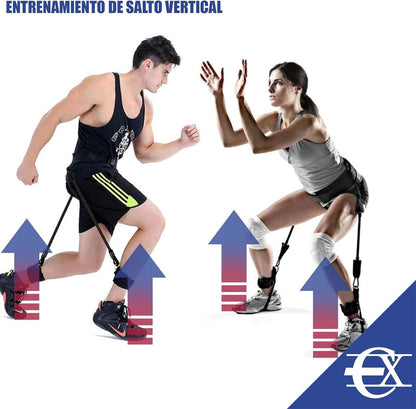 Kit Gomas Elásticas Resistencia Brazos-Piernas | Entrena en Casa