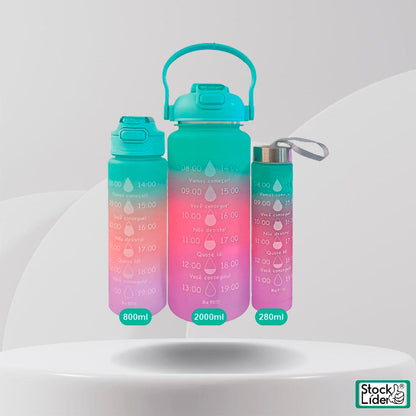 Pack 3 Vasos Redondos - Ideales para Deporte y Aventura