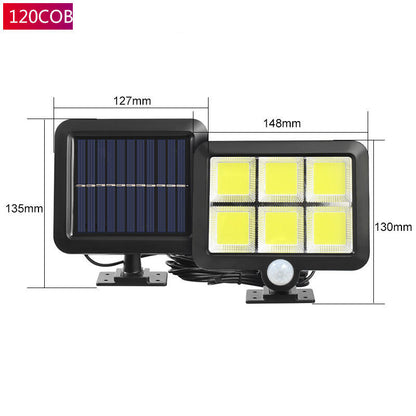 Luz de Pared Solar LED de Aluminio – Iluminación Exterior Resistente al Agua, Elegante y Ecológica