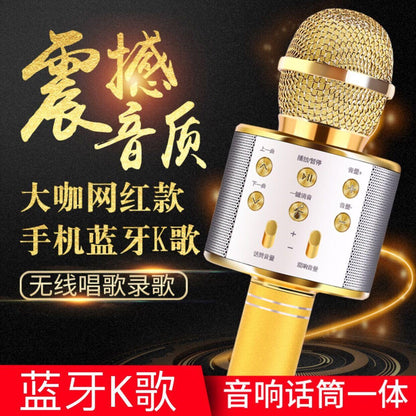 MICROFONO WS-858 | Karaoke Portátil con Calidad de Sonido Superior