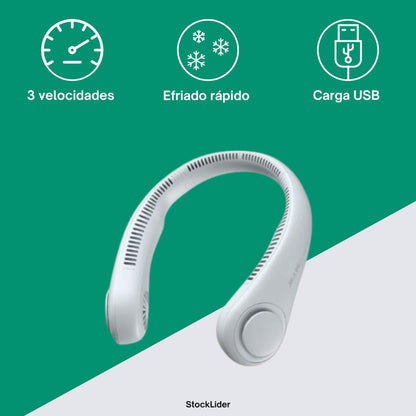 Ventilador de Cuello Pequeño | Frescura Móvil al Instante