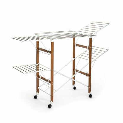 Tendedero Plegable Vertical con Ruedas Dreeyl InnovaGoods 38 Barras