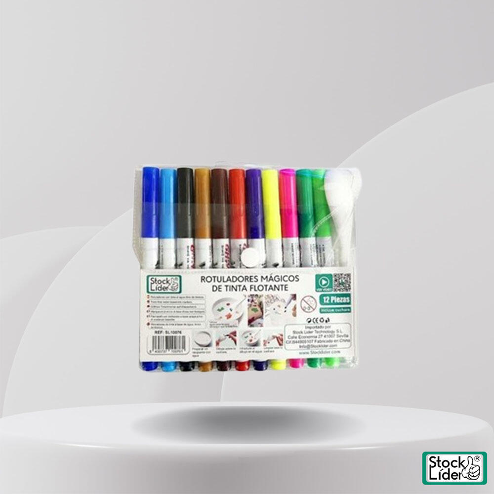 Rotuladores de Agua 12pcs para Creatividad sin Límites | Stock Líder