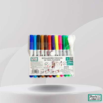 Rotuladores de Agua 12pcs para Creatividad sin Límites | Stock Líder