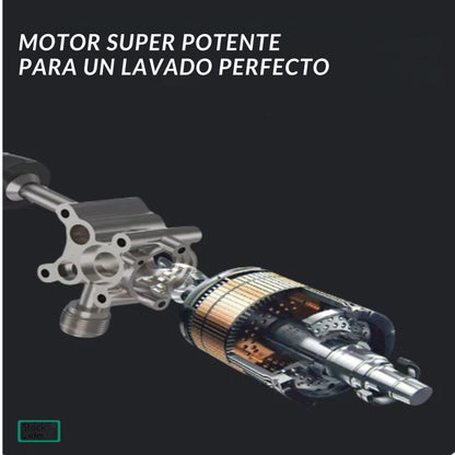 Pistola de Agua a Presión con 2 Baterías - ¡Limpieza Fácil!