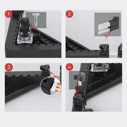 Base Móvil Ajustable para Muebles y Electrodomésticos – Solución Versátil para el Hogar