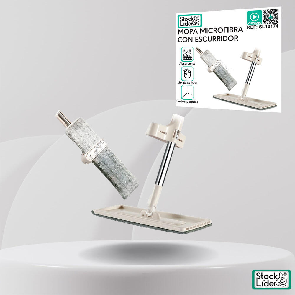 Mopa Escurridor Automática: Limpieza Fácil y Manos Secas | STOCK LIDER