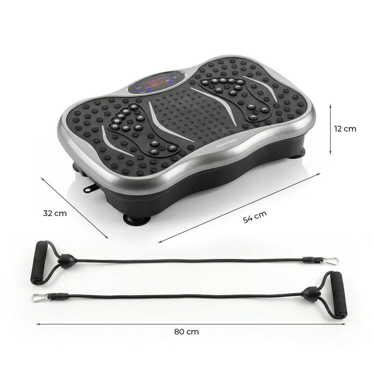 Plataforma Vibratoria con Altavoz, Bandas de Resistencia y Mando a Distancia Vivflow InnovaGoods