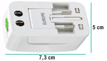 Adaptador Universal - Carga Todos tus Dispositivos en Cualquier Lugar