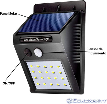 Foco Solar LED-30 con Sensor: Luz potente y ahorro energético