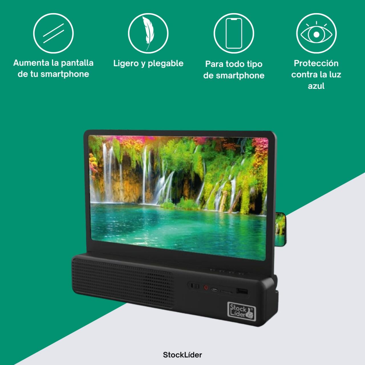 Amplificador Pantalla Bluetooth - Sonido Inmersivo al Instante