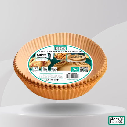 Papel Redondo Freidora de Aire: Cocina Limpio y Fácil