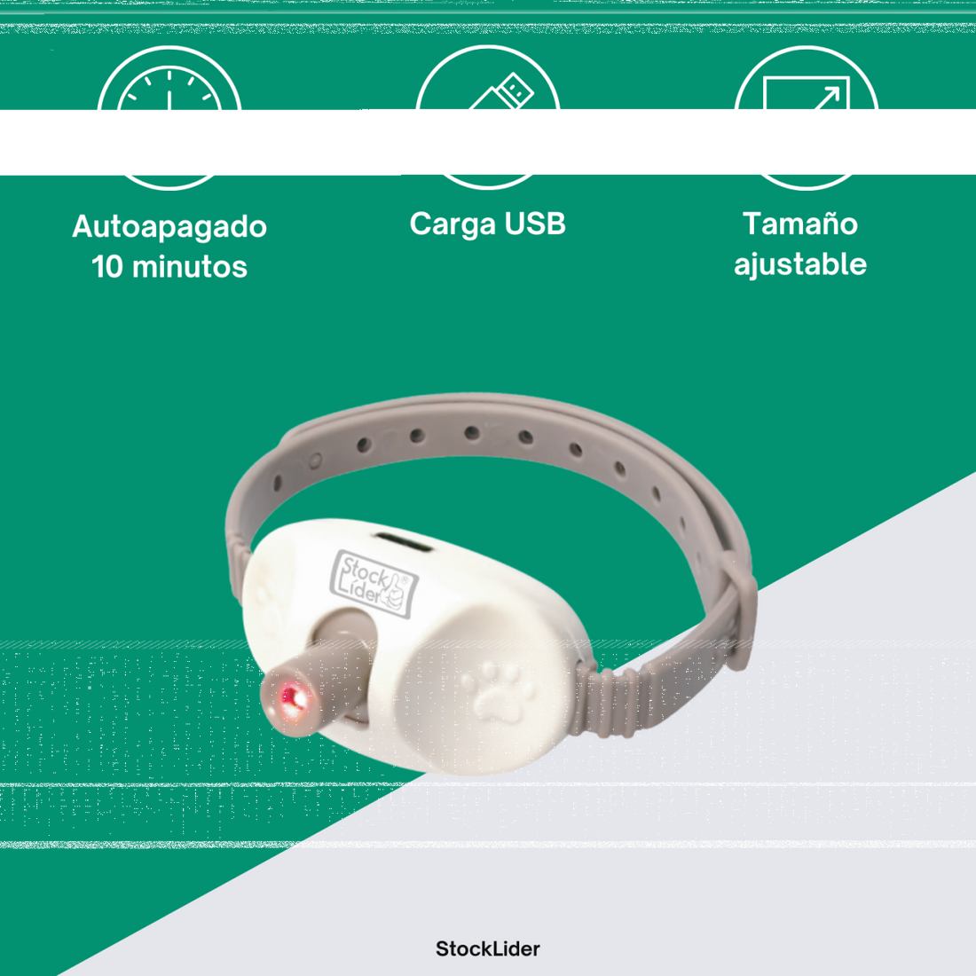 Collar de juego láser para mascotas
