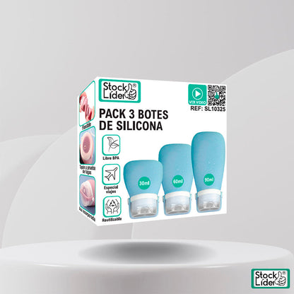 Pack 3 Botes de Silicona: Organización Inteligente para tu Hogar