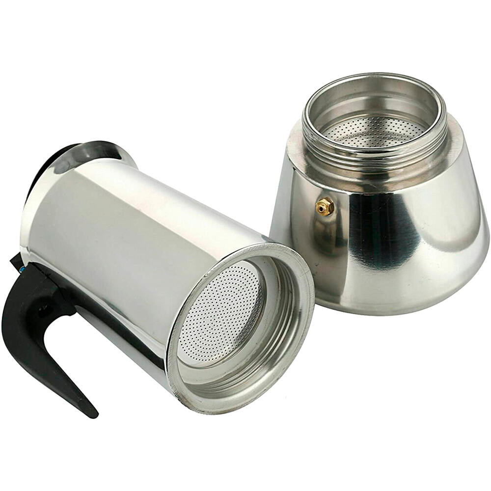 Cafetera Italiana De Acero Inoxidable  6 Tazas Inducción