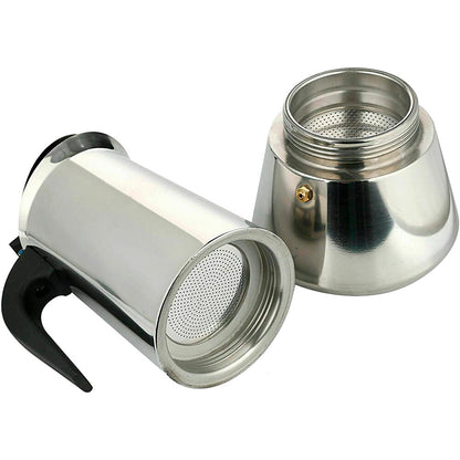 Cafetera Italiana De Acero Inoxidable  6 Tazas Inducción