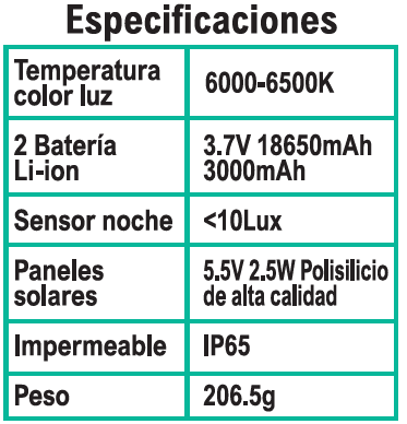 Farola Solar 48 LED COB - Iluminación Eficiente y sin Cables