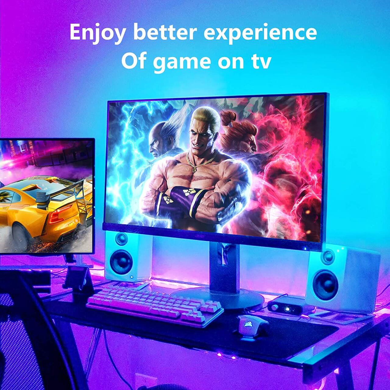 Tira LED RGB 5M con Mando y App | Iluminación Inteligente