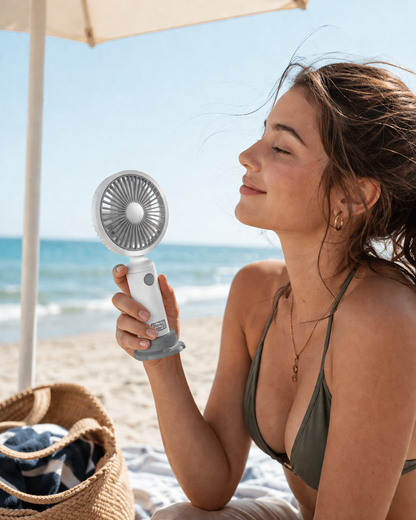 Ventilador portátil con base