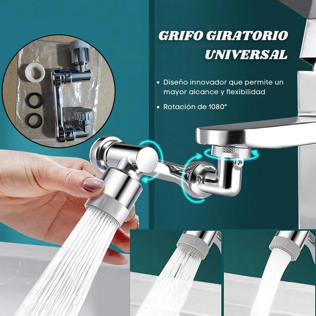 Extensor de Grifo Giratorio Metal | Flexibilidad Máxima en tu Cocina