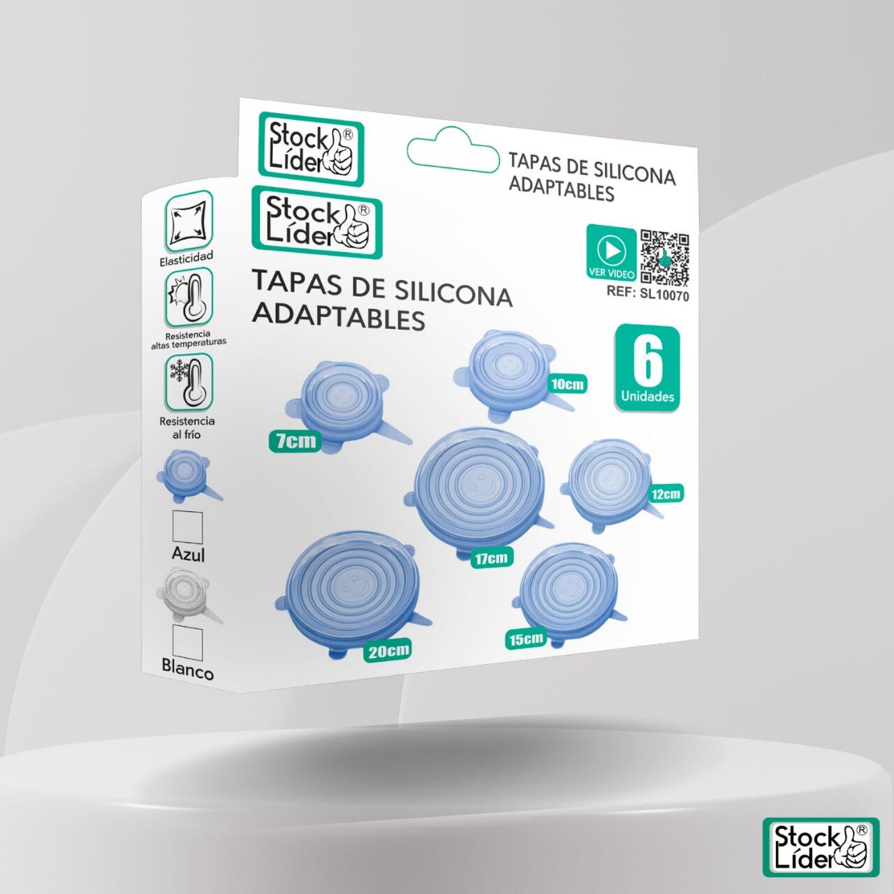 Tapa Silicona Multiusos | Conserva Alimentos Frescos SIN Plástico