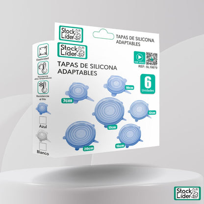 Tapa Silicona Multiusos | Conserva Alimentos Frescos SIN Plástico