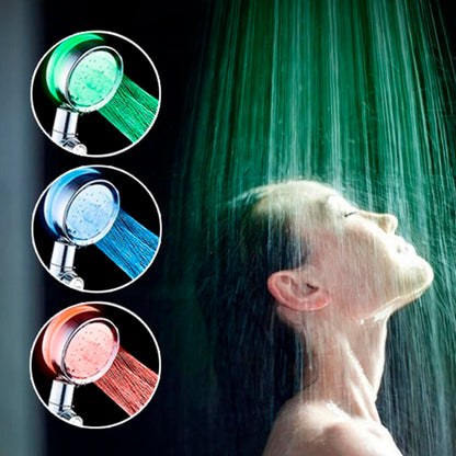 Cabezal de Ducha Con Luz Led