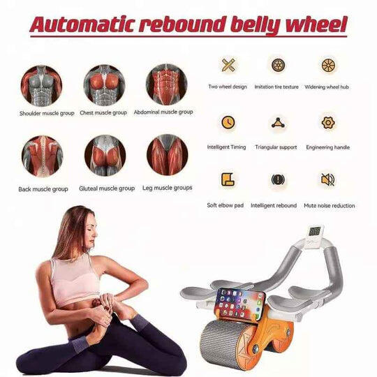 Rodillo Abdominal: Abdominales Definidos Más Rápido | Envío Gratis
