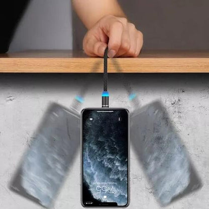 Cable USB Magnético 3 en 1 - Carga Versátil y Rápida