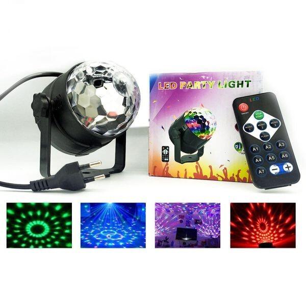 Luz Bola Discoteca con Mando: ¡Fiesta en Casa al Instante!
