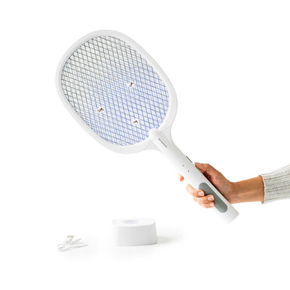 Raqueta Matainsectos Recargable con Luz UV 2 en 1 Elecfly InnovaGoods