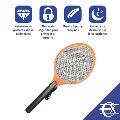 Raqueta Matamoscas USB Recargable - ¡Adiós Mosquitos!
