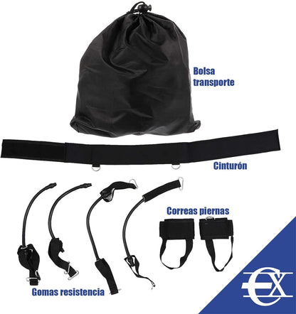 Kit Gomas Elásticas Resistencia Brazos-Piernas | Entrena en Casa