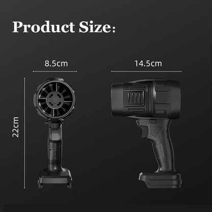 Soplador de aire potente + una bateria | soplador de polvo eléctrico de mano de 130,000 rpm, mini ventilador