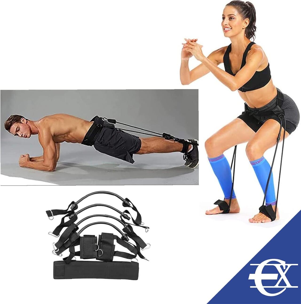 Kit Gomas Elásticas Resistencia Brazos-Piernas | Entrena en Casa