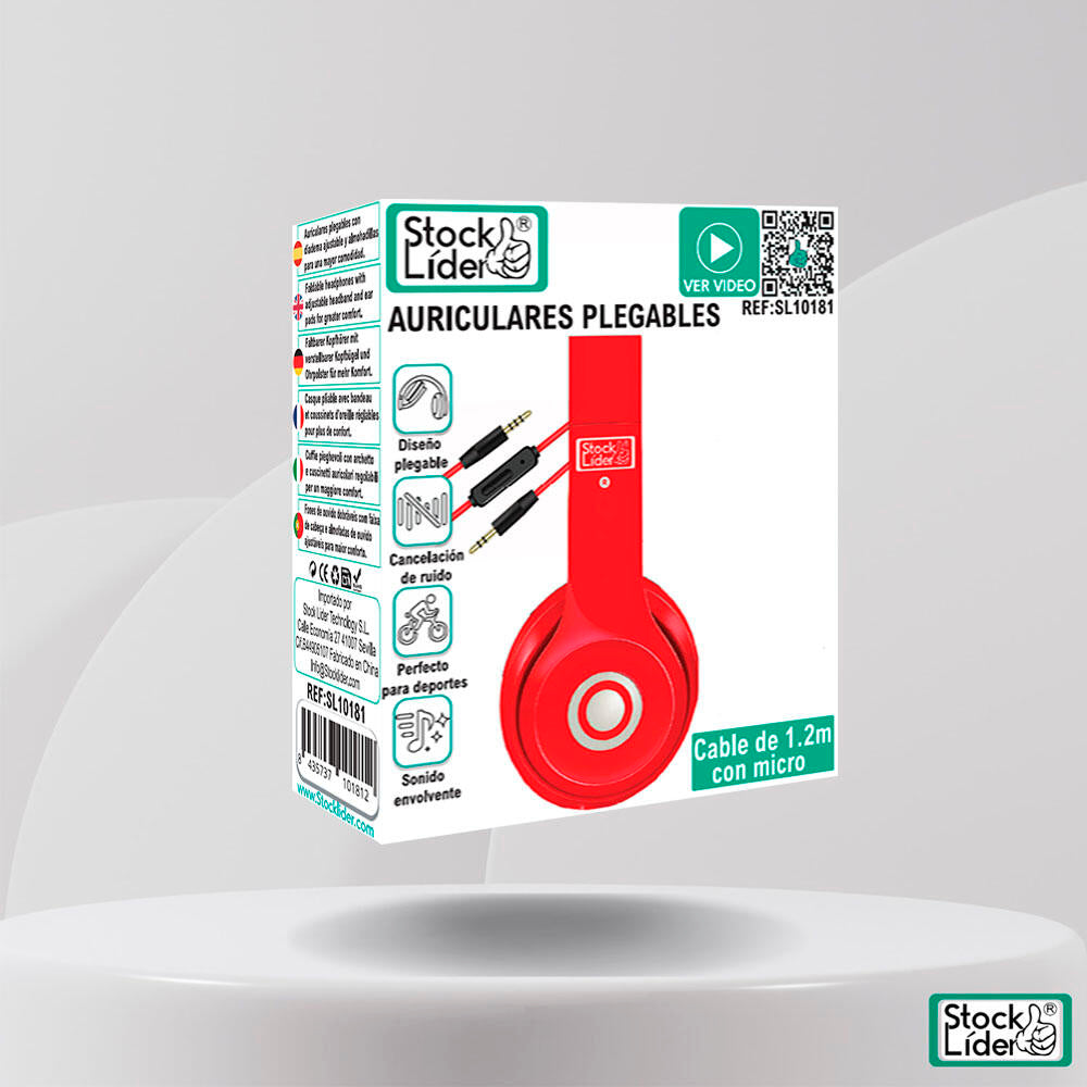 Auriculares Plegables | Sonido Superior y Portátil