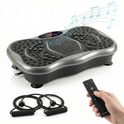 Plataforma Vibratoria con Altavoz, Bandas de Resistencia y Mando a Distancia Vivflow InnovaGoods