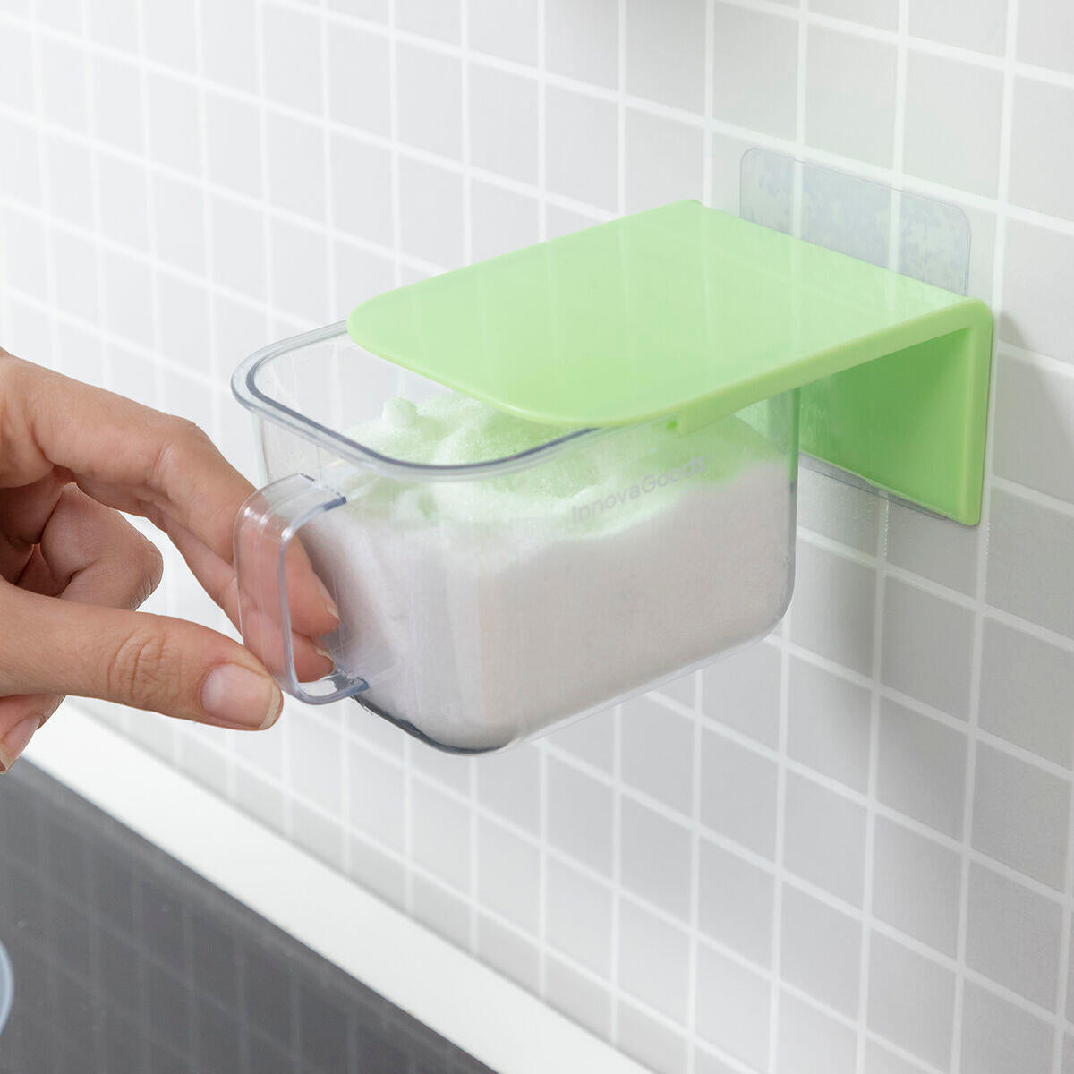 Recipientes de Cocina Adhesivos Extraíbles Handstore InnovaGoods 2 Unidades