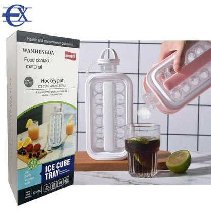 Botella Molde para Hielo: Cubitos Perfectos Siempre