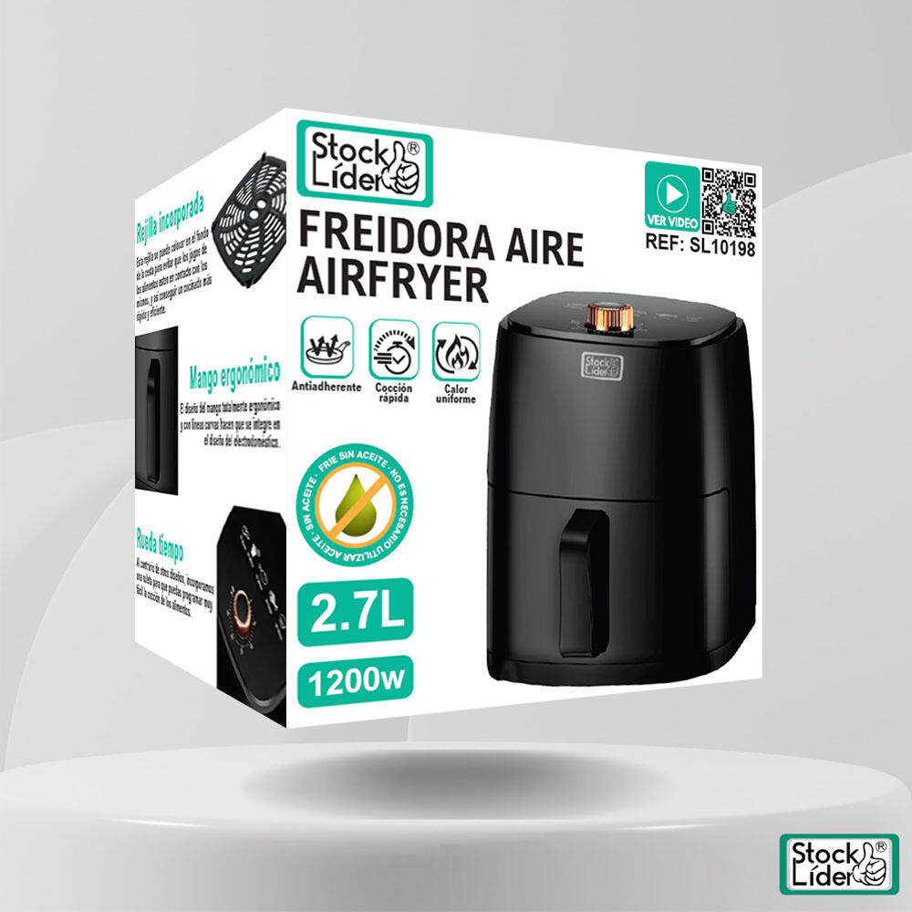 Freidora de Aire 2.7L | Cocina Sano y Rápido el Mejor Precio