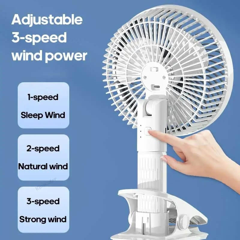 Ventilador portátil con pinza