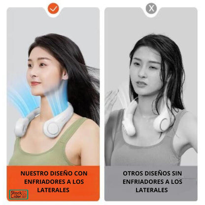 Ventilador de Cuello Pequeño | Frescura Móvil al Instante
